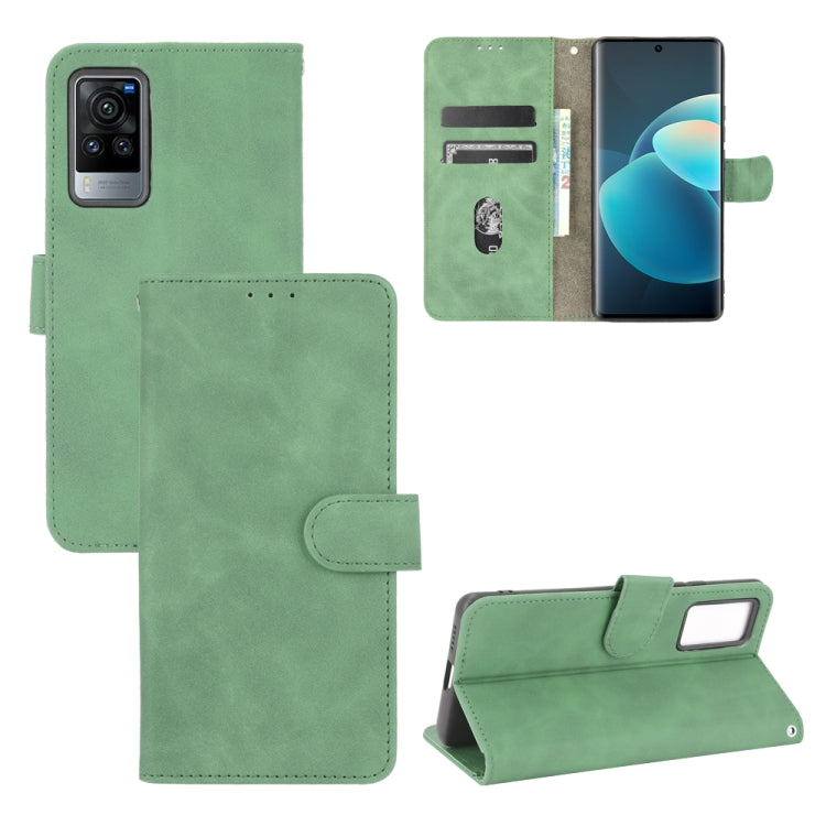 Solid Color Skin Feel Magnetic Buckle Horizontal Flip Calf Texture PU Leather Case with Holder & Card Slots & Wallet, For vivo X60 Pro / X60 5G, For Nokia C10