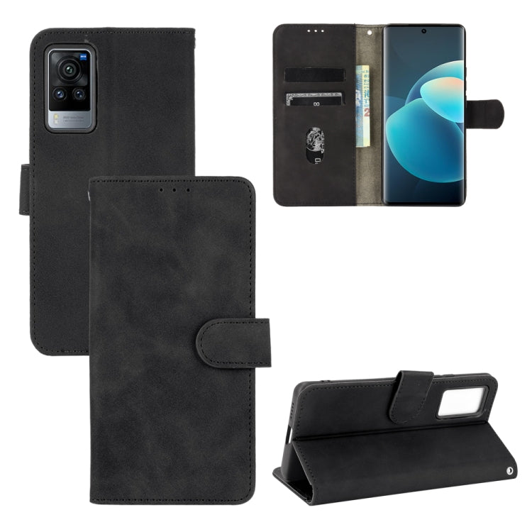 Solid Color Skin Feel Magnetic Buckle Horizontal Flip Calf Texture PU Leather Case with Holder & Card Slots & Wallet, For vivo X60 Pro / X60 5G, For Nokia C10