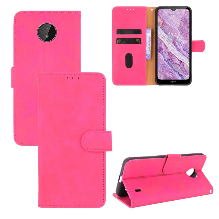 Solid Color Skin Feel Magnetic Buckle Horizontal Flip Calf Texture PU Leather Case with Holder & Card Slots & Wallet, For vivo X60 Pro / X60 5G, For Nokia C10