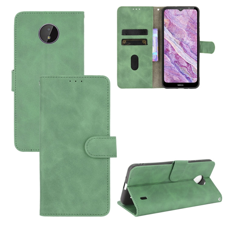 Solid Color Skin Feel Magnetic Buckle Horizontal Flip Calf Texture PU Leather Case with Holder & Card Slots & Wallet, For vivo X60 Pro / X60 5G, For Nokia C10