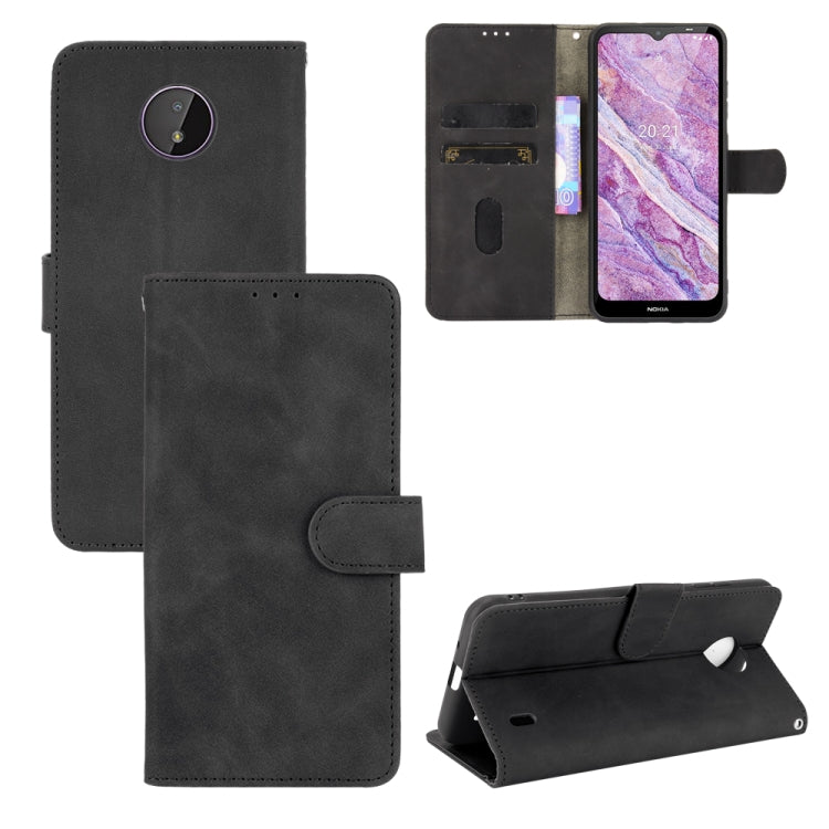 Solid Color Skin Feel Magnetic Buckle Horizontal Flip Calf Texture PU Leather Case with Holder & Card Slots & Wallet, For vivo X60 Pro / X60 5G, For Nokia C10