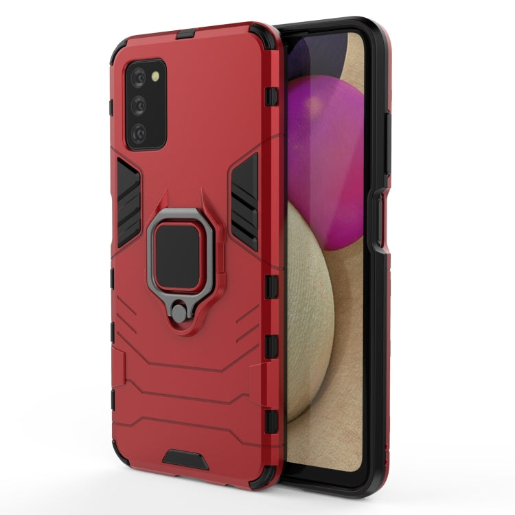 PC + TPU Shockproof Protective Case with Magnetic Ring Holder, For vivo S10 / S10 Pro, For Samsung Galaxy A03s 164mm