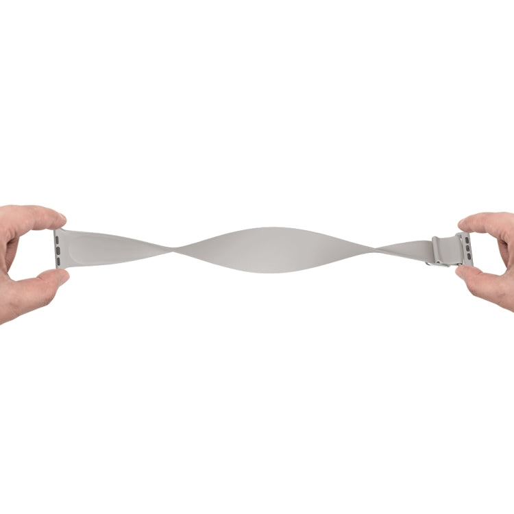 Elasticity Silicone Replacement Strap Watchband For Apple Watch Series, 7 41mm / 6 &amp; SE &amp; 5 &amp; 4 40mm / 3 &amp; 2 &amp; 1 38mm, 7 45mm / 6 &amp; SE &amp; 5 &amp; 4 44mm / 3 &amp; 2 &amp; 1 42mm