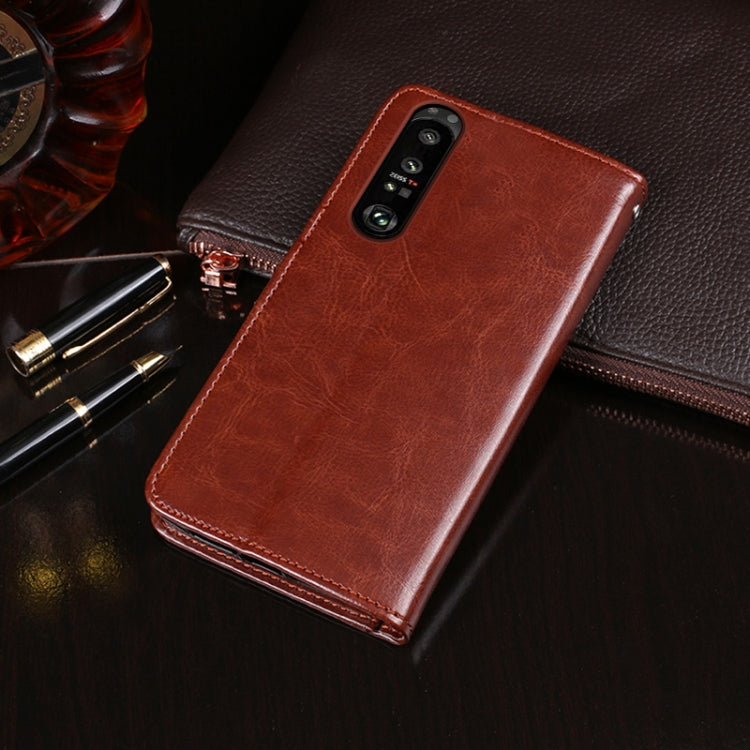 idewei Crazy Horse Texture Horizontal Flip Leather Case with Holder &amp; Card Slots &amp; Wallet, For Sony Xperia 10 III, For vivo S10, For vivo V21e 5G