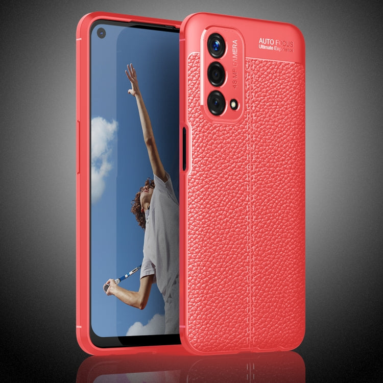 Litchi Texture TPU Shockproof Case, For OnePlus Nord N200 5G, For OPPO A16