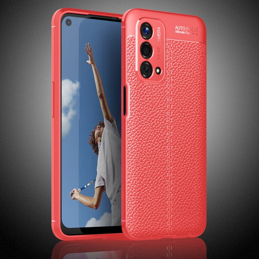 Litchi Texture TPU Shockproof Case, For OnePlus Nord N200 5G, For OPPO A16