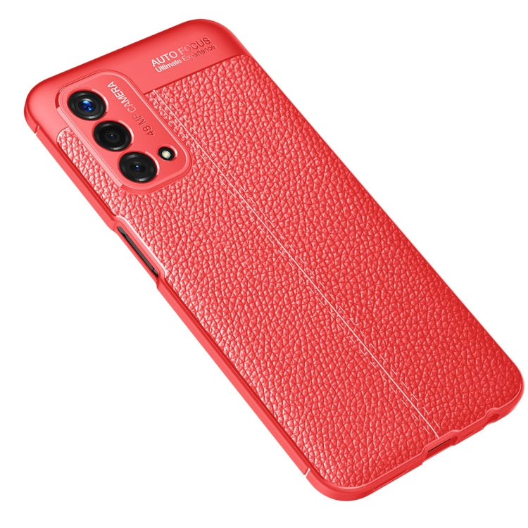 Litchi Texture TPU Shockproof Case, For OnePlus Nord N200 5G, For OPPO A16