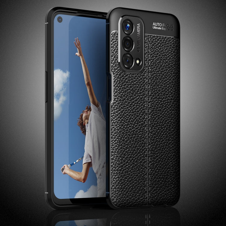 Litchi Texture TPU Shockproof Case, For OnePlus Nord N200 5G, For OPPO A16