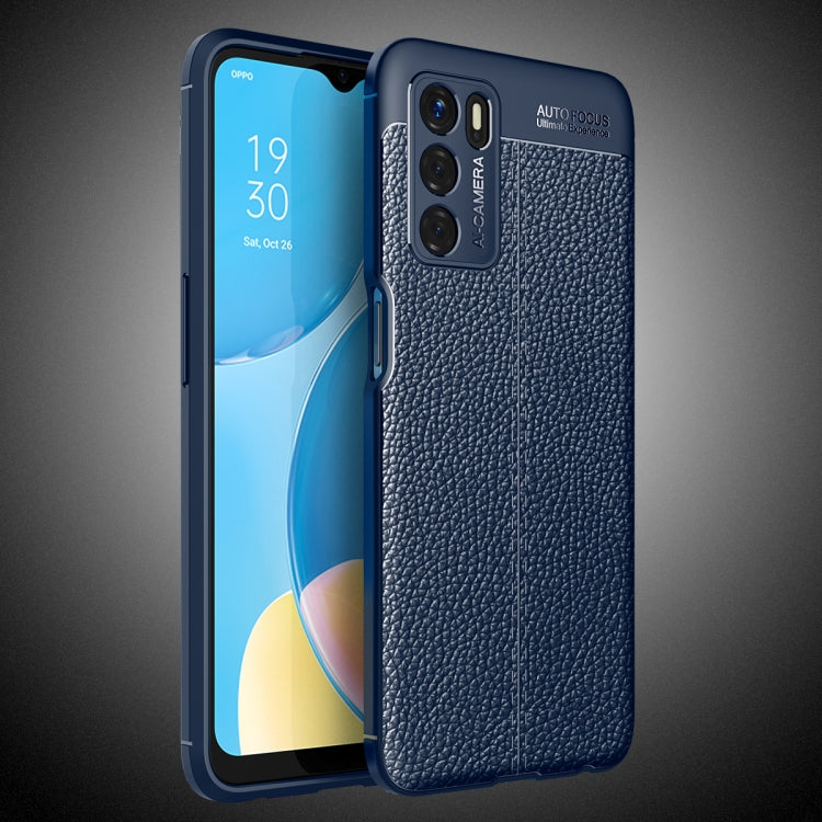 Litchi Texture TPU Shockproof Case, For OnePlus Nord N200 5G, For OPPO A16