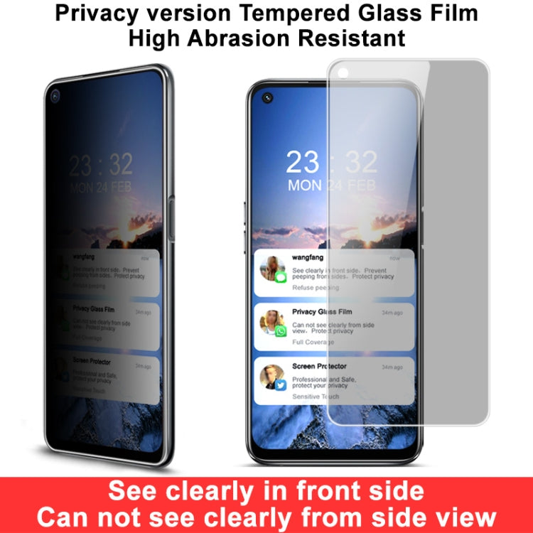 IMAK Anti-spy Tempered Glass Film, For OPPO A54 4G / 5G &amp; A74 5G