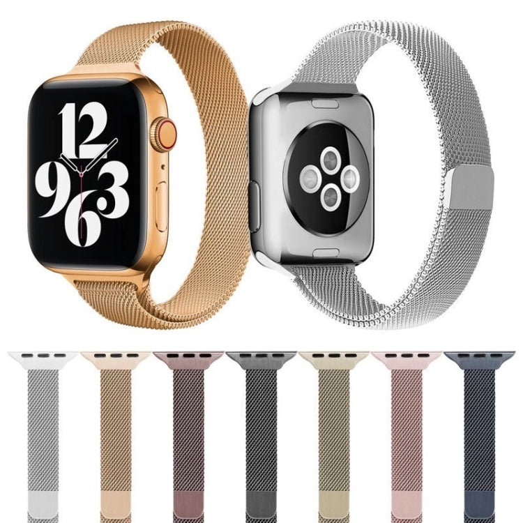 Milan Loopback Small Waist Replacement Watchband For Apple Watch Series, 7 41mm / 6 &amp; SE &amp; 5 &amp; 4 40mm / 3 &amp; 2 &amp; 1 38mm, 7 45mm / 6 &amp; SE &amp; 5 &amp; 4 44mm / 3 &amp; 2 &amp; 1 42mm