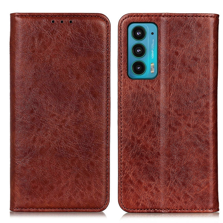 Magnetic Crazy Horse Texture Horizontal Flip Leather Case with Holder & Card Slots & Wallet, For Motorola Edge 20, For OPPO A16