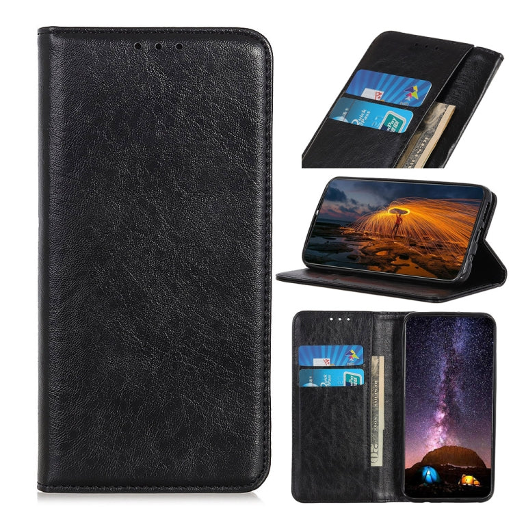 Magnetic Crazy Horse Texture Horizontal Flip Leather Case with Holder & Card Slots & Wallet, For Motorola Edge 20, For OPPO A16