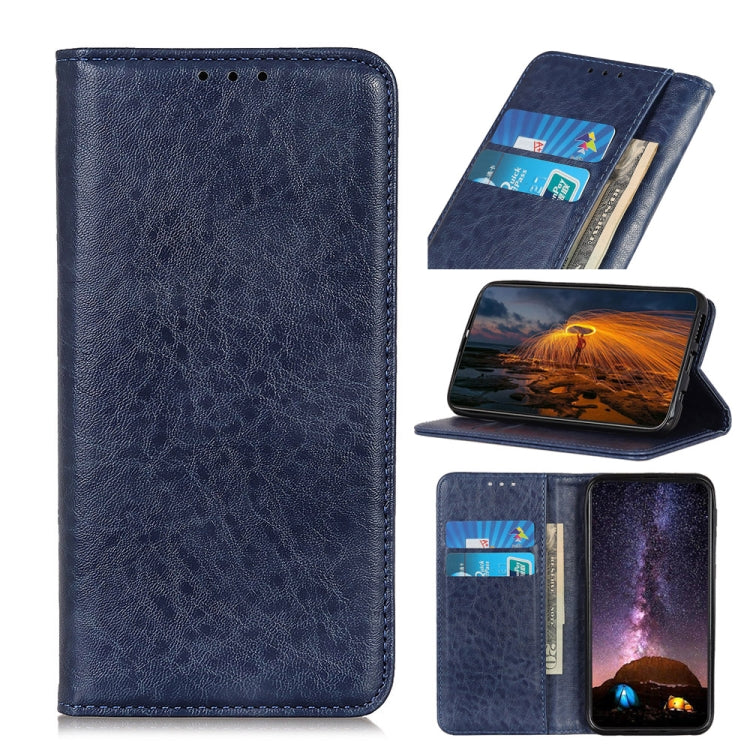 Magnetic Crazy Horse Texture Horizontal Flip Leather Case with Holder & Card Slots & Wallet, For Motorola Edge 20, For OPPO A16