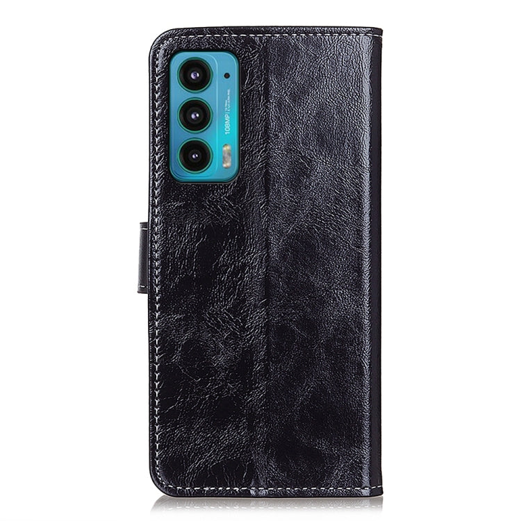 Retro Crazy Horse Texture Horizontal Flip Leather Case with Holder & Card Slots & Photo Frame & Wallet, For Motorola Edge 20, For OPPO A16