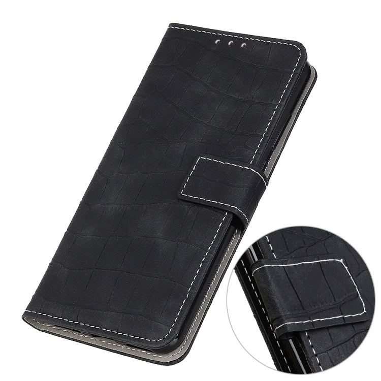 Magnetic Crocodile Texture Horizontal Flip Leather Case with Holder & Card Slots & Wallet, For Motorola Edge 20, For OPPO A16