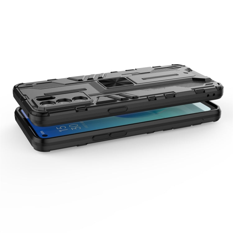 Supersonic PC + TPU Shock-proof Protective Case with Holder, For OPPO Reno6 Pro 5G