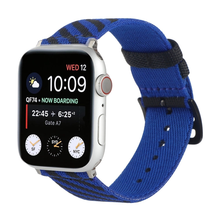 Nylon Single Loop Replacement Strap Watchband For Apple Watch Series, 7 41mm / 6 &amp; SE &amp; 5 &amp; 4 40mm / 3 &amp; 2 &amp; 1 38mm, 7 45mm / 6 &amp; SE &amp; 5 &amp; 4 44mm / 3 &amp; 2 &amp; 1 42mm