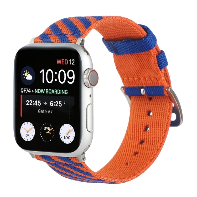 Nylon Single Loop Replacement Strap Watchband For Apple Watch Series, 7 41mm / 6 &amp; SE &amp; 5 &amp; 4 40mm / 3 &amp; 2 &amp; 1 38mm, 7 45mm / 6 &amp; SE &amp; 5 &amp; 4 44mm / 3 &amp; 2 &amp; 1 42mm