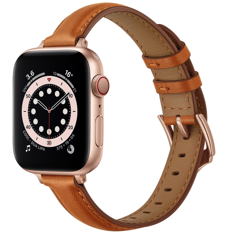 Business Style Leather Replacement Strap Watchband For Apple Watch Series, 7 41mm / 6 &amp; SE &amp; 5 &amp; 4 40mm / 3 &amp; 2 &amp; 1 38mm, 7 45mm / 6 &amp; SE &amp; 5 &amp; 4 44mm / 3 &amp; 2 &amp; 1 42mm