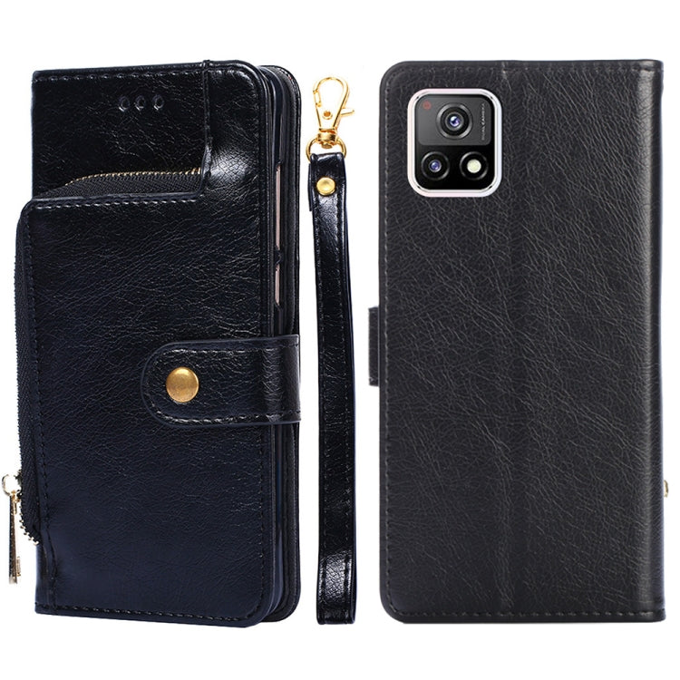 Zipper Bag PU + TPU Horizontal Flip Leather Case with Holder & Card Slot & Wallet & Lanyard, For vivo V21 5G / 4G, For vivo V21e 4G / Y73 2021, For vivo X60 Pro, For vivo Y51 2020 4G, For vivo Y52s 5G, For vivo Y72 5G / iQOO Z3