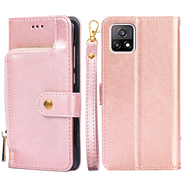 Zipper Bag PU + TPU Horizontal Flip Leather Case with Holder & Card Slot & Wallet & Lanyard, For vivo V21 5G / 4G, For vivo V21e 4G / Y73 2021, For vivo X60 Pro, For vivo Y51 2020 4G, For vivo Y52s 5G, For vivo Y72 5G / iQOO Z3