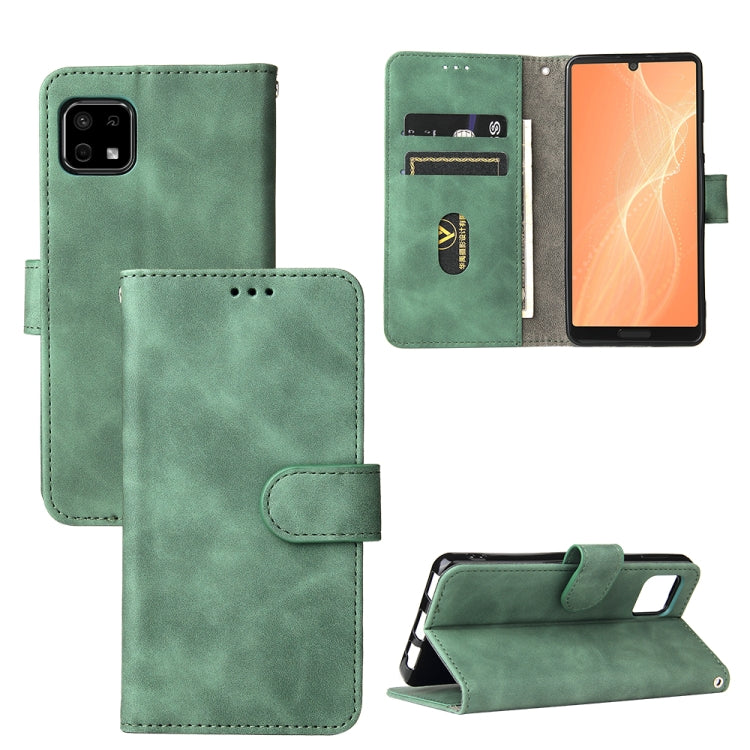 Solid Color Skin Feel Magnetic Buckle Horizontal Flip Calf Texture PU Leather Case with Holder &amp; Card Slots &amp; Wallet