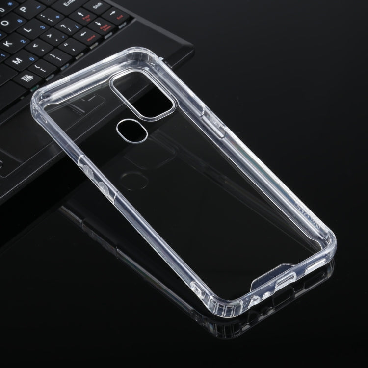 Four-corner Shockproof Transparent TPU + PC Protective Case
