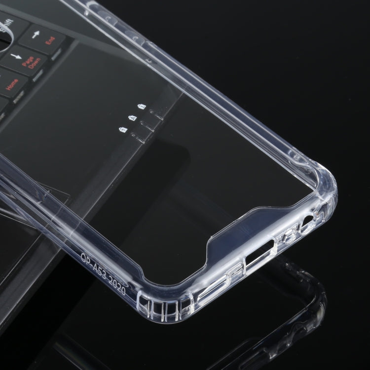 Four-corner Shockproof Transparent TPU + PC Protective Case