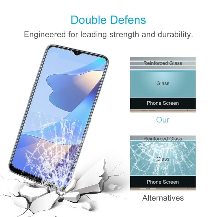 0.26mm 9H 2.5D Tempered Glass Film, For OPPO A16 / A16S (1 PC), For OPPO Reno6 4G / Reno6 Z (1 PC)