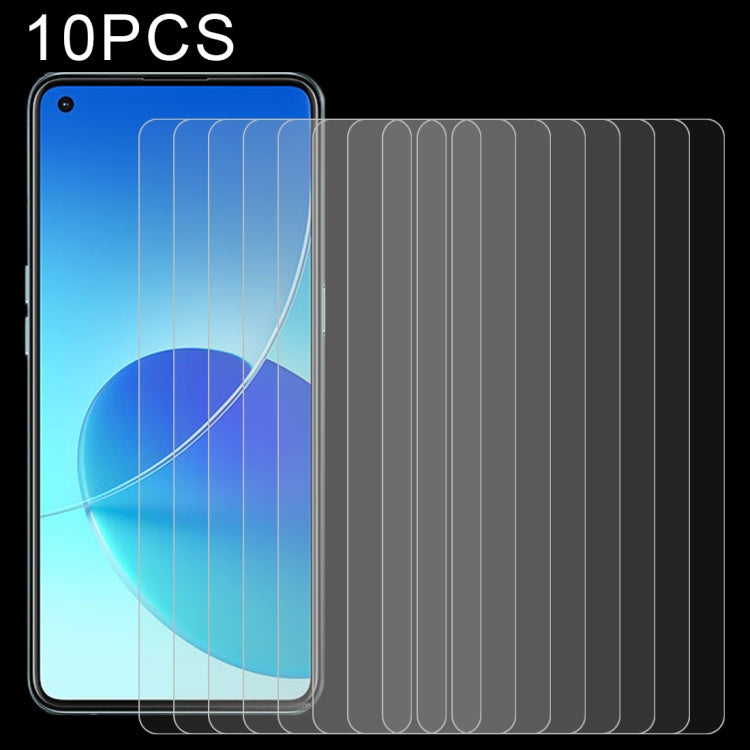 10 PCS 0.26mm 9H 2.5D Tempered Glass Film, For OPPO A16 / A16S (10 PCS), For OPPO Reno6 4G / Reno6 Z (10 PCS)