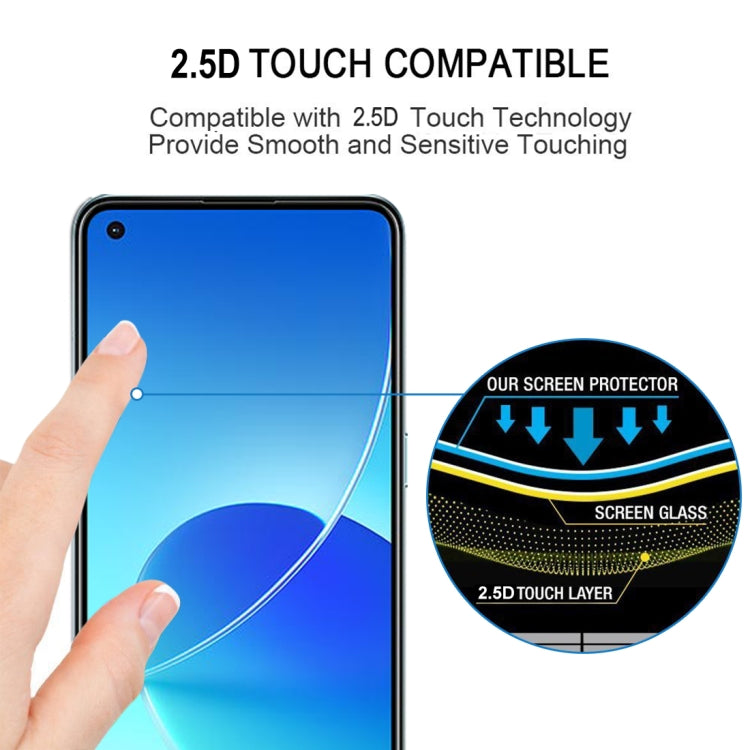 Full Glue Full Cover Screen Protector Tempered Glass Film, For OPPO Reno6 4G / Reno6 Z (1 PC), For Asus Zenfone 8 (1 PC), For OPPO A16 / A16S (1 PC), For Asus Zenfone 8 Flip (1 PC)