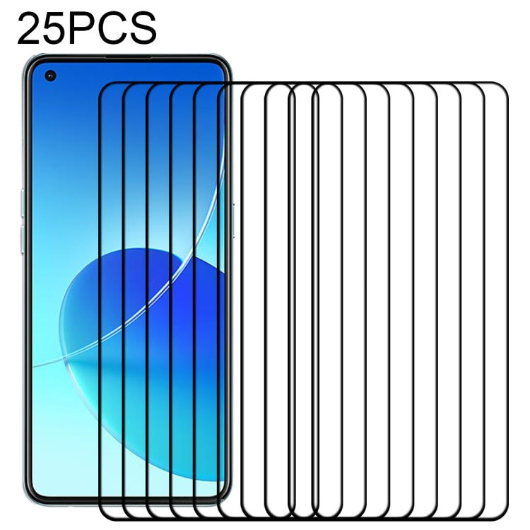 25 PCS Full Glue Full Cover Screen Protector Tempered Glass Film, For OPPO Reno6 4G / Reno6 Z (25 PCS), For Asus Zenfone 8 (25 PCS), For OPPO A16 / A16S (25 PCS), For Asus Zenfone 8 Flip (25 PCS)
