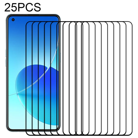 25 PCS Full Glue Full Cover Screen Protector Tempered Glass Film, For OPPO Reno6 4G / Reno6 Z (25 PCS), For Asus Zenfone 8 (25 PCS), For Asus Zenfone 8 Flip (25 PCS), For OPPO A16 / A16S (25 PCS)