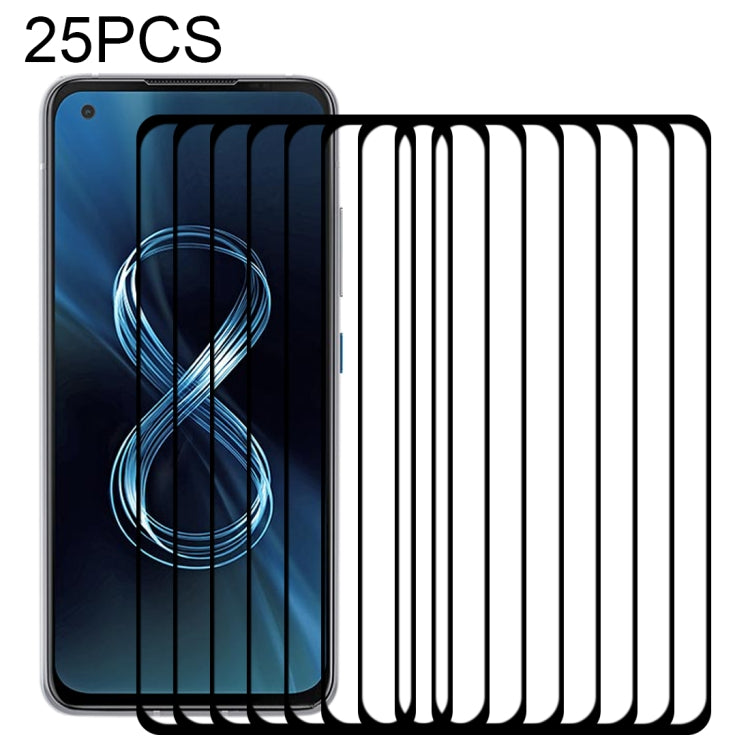 25 PCS Full Glue Full Cover Screen Protector Tempered Glass Film, For OPPO Reno6 4G / Reno6 Z (25 PCS), For Asus Zenfone 8 (25 PCS), For OPPO A16 / A16S (25 PCS), For Asus Zenfone 8 Flip (25 PCS)