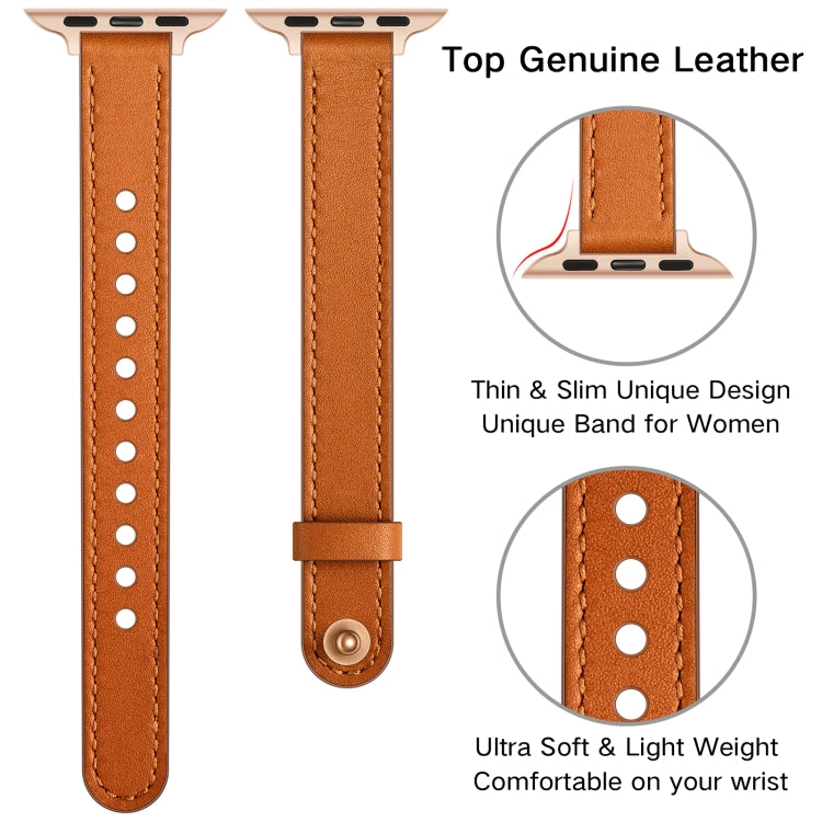 14mm Couple Style Leather Replacement Strap Watchband For Apple Watch Series