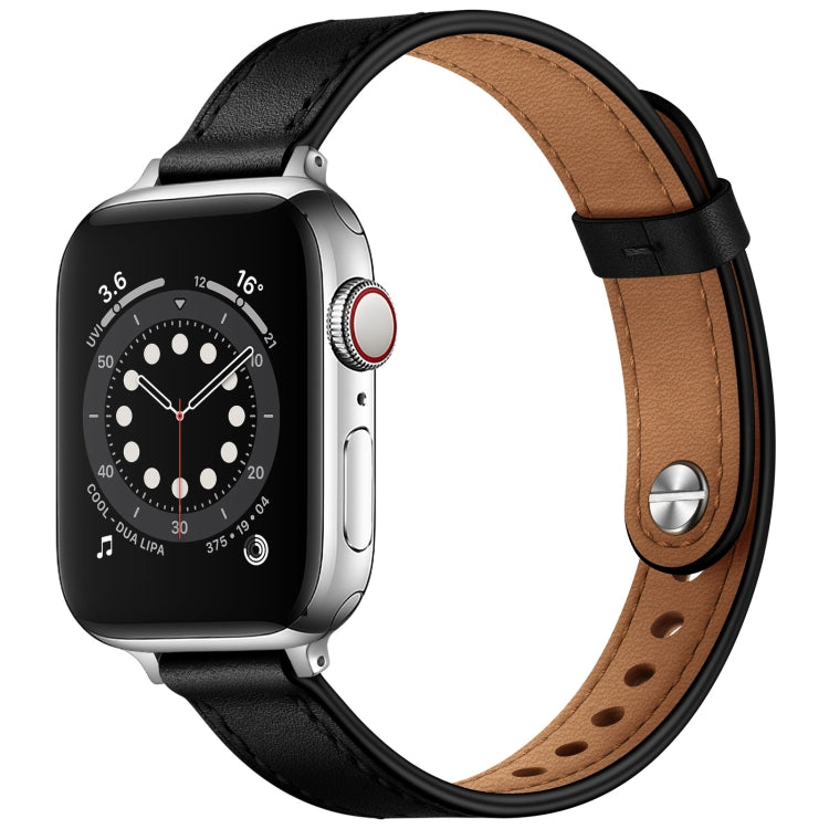 14mm Couple Style Leather Replacement Strap Watchband For Apple Watch Series