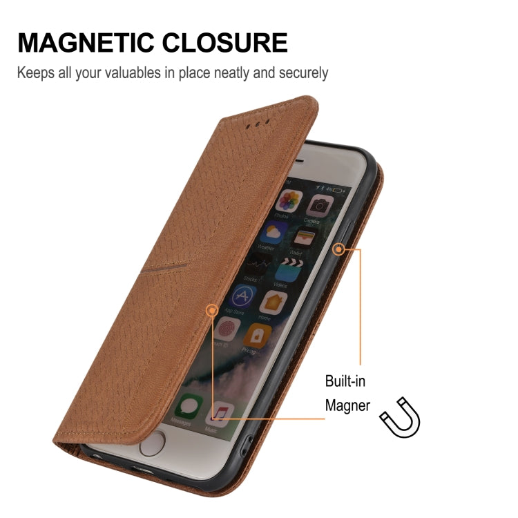 Woven Texture Stitching Magnetic Horizontal Flip PU Leather Case with Holder & Card Slots & Wallet & Lanyard, For OPPO A52, For OPPO A53, For OPPO A54