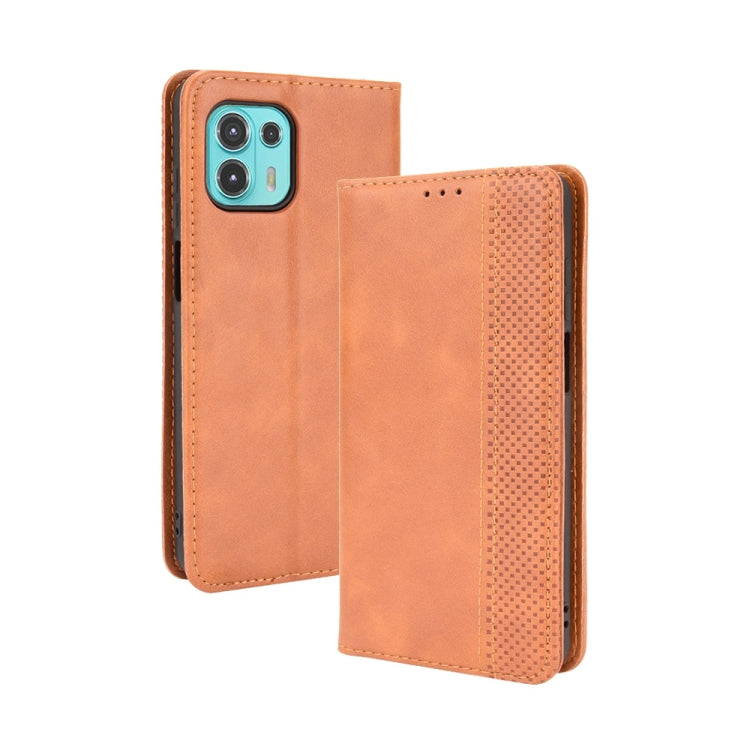 Magnetic Buckle Retro Crazy Horse Texture Horizontal Flip Leather Case with Holder & Card Slots & Photo Frame, For Motorola Edge 20 Lite, For Motorola Edge 20 Pro / Edge S Pro, For OPPO A16, For OPPO Reno6 Z, For vivo V21e 5G, For Xiaomi Redmi Note 10  5G