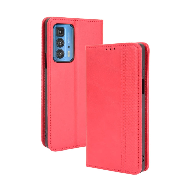 Magnetic Buckle Retro Crazy Horse Texture Horizontal Flip Leather Case with Holder & Card Slots & Photo Frame, For Motorola Edge 20 Lite, For Motorola Edge 20 Pro / Edge S Pro, For OPPO A16, For OPPO Reno6 Z, For vivo V21e 5G, For Xiaomi Redmi Note 10  5G