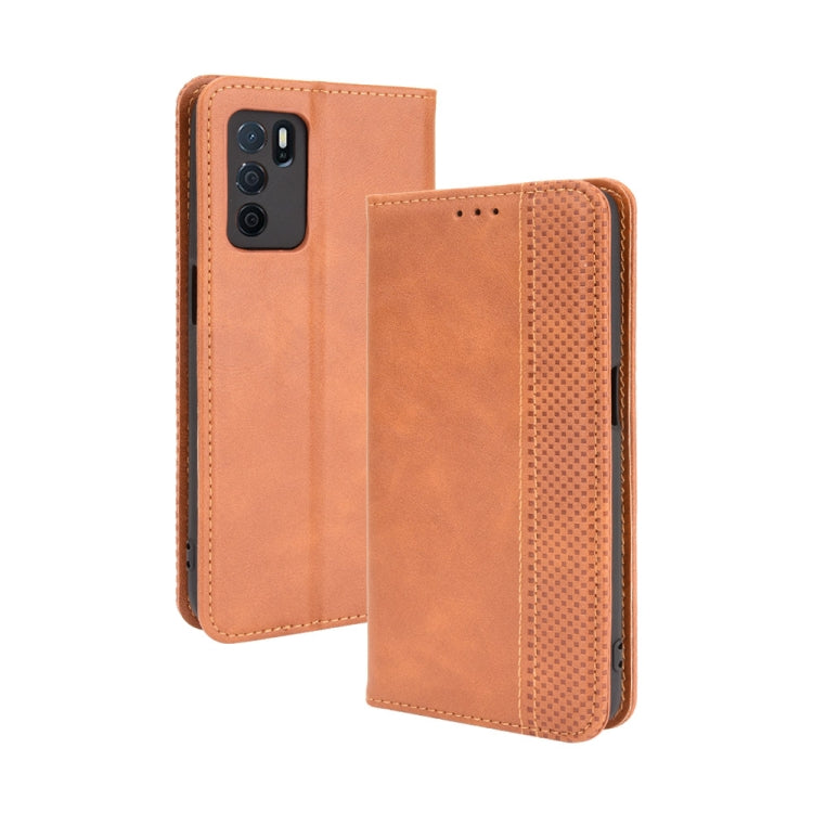 Magnetic Buckle Retro Crazy Horse Texture Horizontal Flip Leather Case with Holder & Card Slots & Photo Frame, For Motorola Edge 20 Lite, For Motorola Edge 20 Pro / Edge S Pro, For OPPO A16, For OPPO Reno6 Z, For vivo V21e 5G, For Xiaomi Redmi Note 10  5G