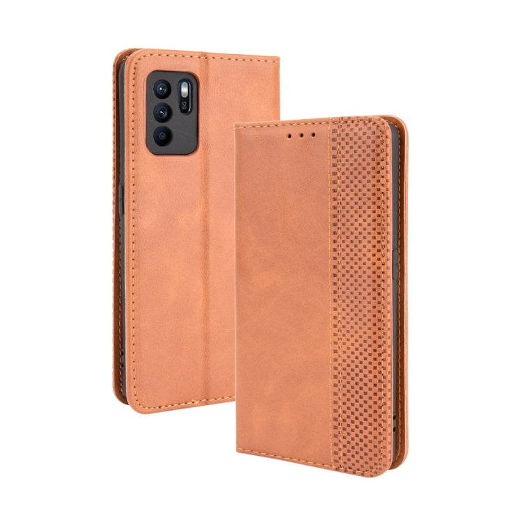 Magnetic Buckle Retro Crazy Horse Texture Horizontal Flip Leather Case with Holder & Card Slots & Photo Frame, For Motorola Edge 20 Lite, For Motorola Edge 20 Pro / Edge S Pro, For OPPO A16, For OPPO Reno6 Z, For vivo V21e 5G, For Xiaomi Redmi Note 10  5G