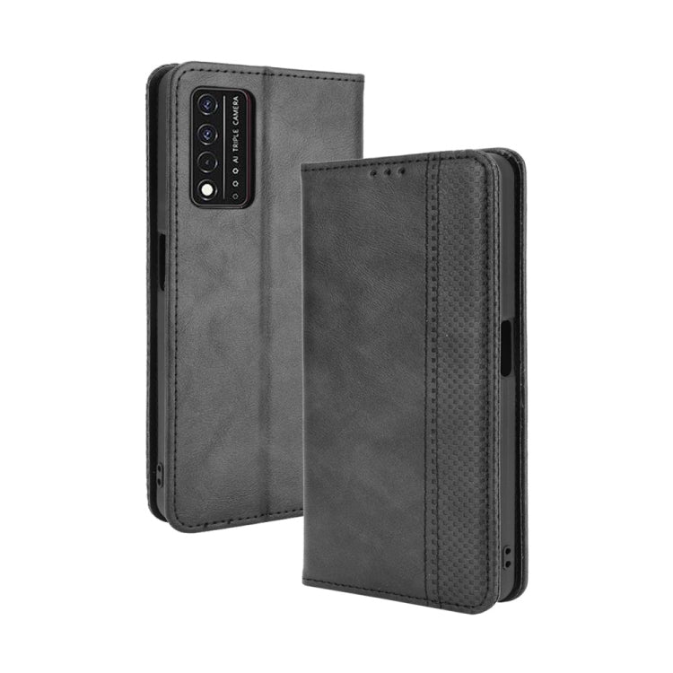 Magnetic Buckle Retro Crazy Horse Texture Horizontal Flip Leather Case with Holder &amp; Card Slots &amp; Photo Frame, For Infinix Note 10 Pro / 10 Pro NFC, For Infinix Note 10, For Blackview A100, For Oukitel C21 Pro, For Oukitel C21, For Umidigi Power 5