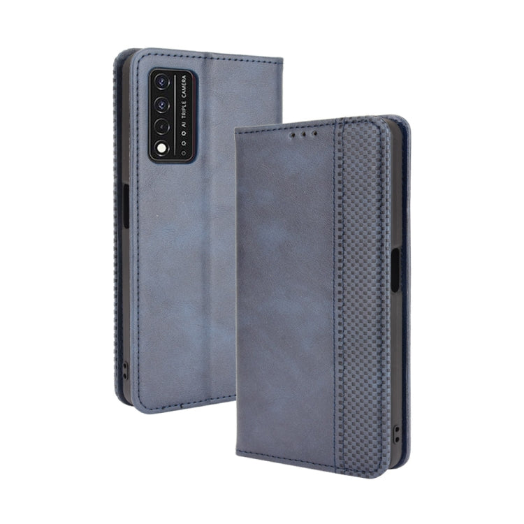 Magnetic Buckle Retro Crazy Horse Texture Horizontal Flip Leather Case with Holder &amp; Card Slots &amp; Photo Frame, For Infinix Note 10 Pro / 10 Pro NFC, For Infinix Note 10, For Blackview A100, For Oukitel C21 Pro, For Oukitel C21, For Umidigi Power 5