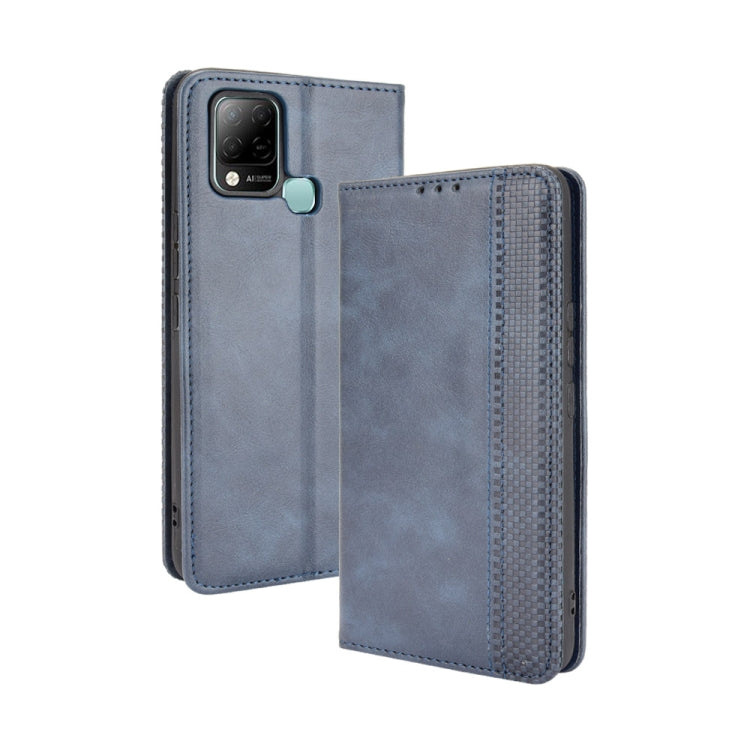 Magnetic Buckle Retro Crazy Horse Texture Horizontal Flip Leather Case with Holder &amp; Card Slots &amp; Photo Frame, For Infinix Note 10 Pro / 10 Pro NFC, For Infinix Note 10, For Blackview A100, For Oukitel C21 Pro, For Oukitel C21, For Umidigi Power 5