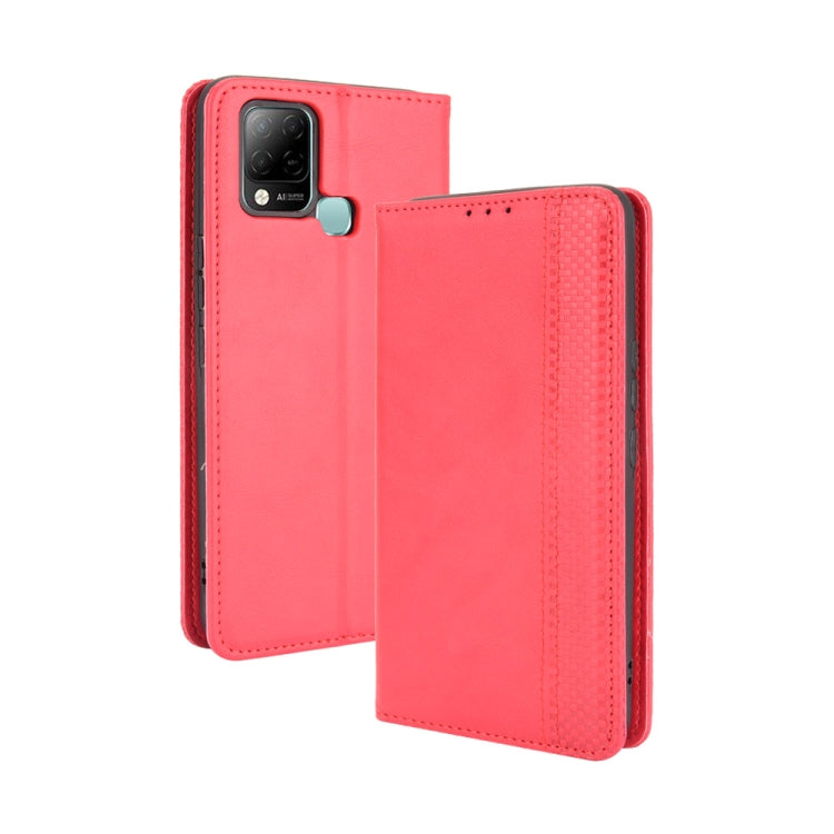 Magnetic Buckle Retro Crazy Horse Texture Horizontal Flip Leather Case with Holder &amp; Card Slots &amp; Photo Frame, For Infinix Note 10 Pro / 10 Pro NFC, For Infinix Note 10, For Blackview A100, For Oukitel C21 Pro, For Oukitel C21, For Umidigi Power 5