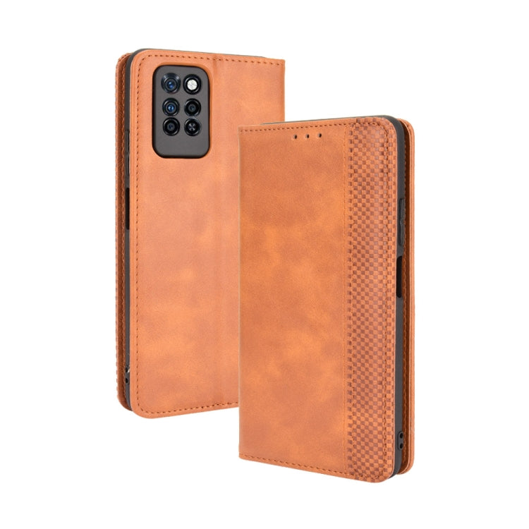 Magnetic Buckle Retro Crazy Horse Texture Horizontal Flip Leather Case with Holder & Card Slots & Photo Frame, For Infinix Note 10 Pro / 10 Pro NFC, For Infinix Note 10, For Blackview A100, For Oukitel C21 Pro, For Oukitel C21, For Umidigi Power 5