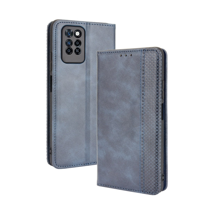 Magnetic Buckle Retro Crazy Horse Texture Horizontal Flip Leather Case with Holder &amp; Card Slots &amp; Photo Frame, For Infinix Note 10 Pro / 10 Pro NFC, For Infinix Note 10, For Blackview A100, For Oukitel C21 Pro, For Oukitel C21, For Umidigi Power 5