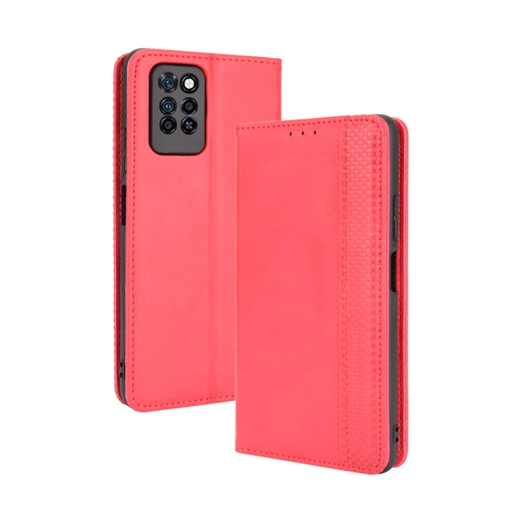 Magnetic Buckle Retro Crazy Horse Texture Horizontal Flip Leather Case with Holder &amp; Card Slots &amp; Photo Frame, For Infinix Note 10 Pro / 10 Pro NFC, For Infinix Note 10, For Blackview A100, For Oukitel C21 Pro, For Oukitel C21, For Umidigi Power 5