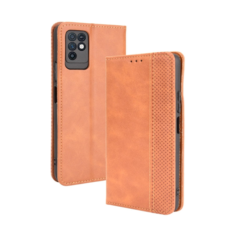 Magnetic Buckle Retro Crazy Horse Texture Horizontal Flip Leather Case with Holder & Card Slots & Photo Frame, For Infinix Note 10 Pro / 10 Pro NFC, For Infinix Note 10, For Blackview A100, For Oukitel C21 Pro, For Oukitel C21, For Umidigi Power 5